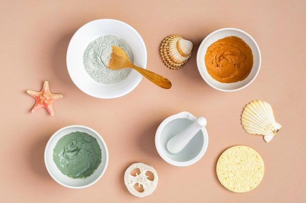 Various skincare products lined up, including harsh exfoliants and cleansers, symbolizing common causes of skin barrier damage. The image highlights products with potentially harmful ingredients.