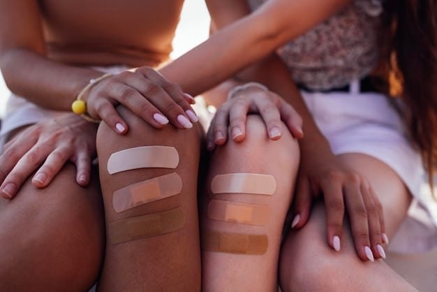 A close-up of different skin tones (light, medium, dark) with corresponding concealer swatches that match each tone effectively.